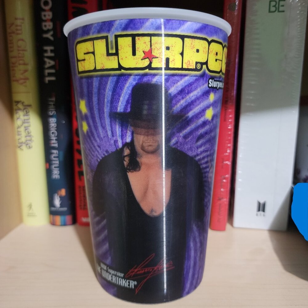 WWE Summer Slam UNDERTAKER 7-Eleven Slurpee Collector Lenticular 3D Cup